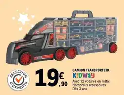 E.Leclerc CAMION TRANSPORTEUR KIDWAY offre