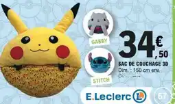 E.Leclerc SAC DE COUCHAGE 3D offre