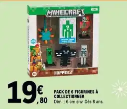 E.Leclerc Pack de 6 figurines à collectionner offre