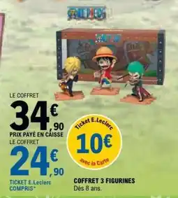 E.Leclerc COFFRET 3 FIGURINES offre