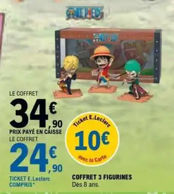 E.Leclerc COFFRET 3 FIGURINES offre