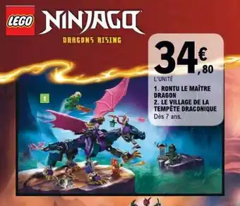 E.Leclerc LEGO NINJAGO DRAGONS RISING offre