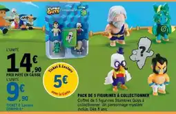E.Leclerc PACK DE 5 FIGURINES À COLLECTIONNER offre