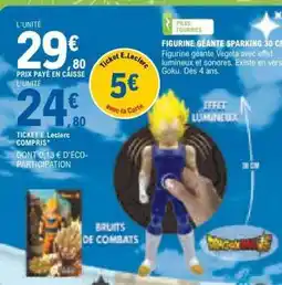 E.Leclerc FIGURINE GÉANTE SPARKING 30 CM offre