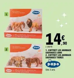 E.Leclerc Coffret Les Animaux Sauvages Lions offre