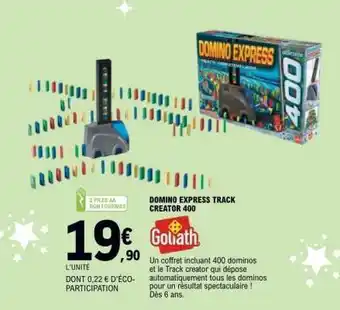 E.Leclerc DOMINO EXPRESS TRACK CREATOR 400 offre