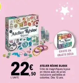 E.Leclerc ATELIER RÉSINE BIJOUX offre