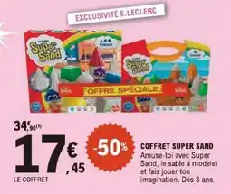E.Leclerc COFFRET SUPER SAND offre