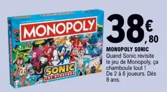 E.Leclerc MONOPOLY SONIC offre