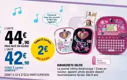 E.Leclerc KIDISECRETS SELFIE offre