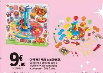 E.Leclerc COFFRET PÂTE À MODELER offre