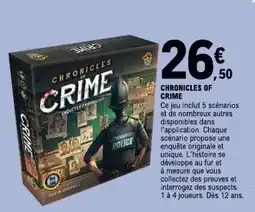 E.Leclerc CHRONICLES OF CRIME offre