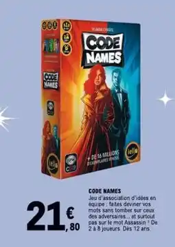 E.Leclerc Code Names offre