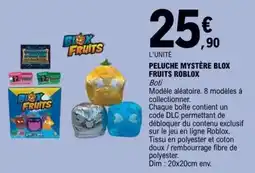 E.Leclerc PELUCHE MYSTÈRE BLOX FRUITS ROBLOX offre