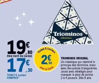 E.Leclerc Triominos Original offre