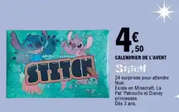 E.Leclerc Calendrier De L'avent Stitch offre