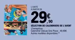 E.Leclerc Sélection de Calendriers de l'Avent offre