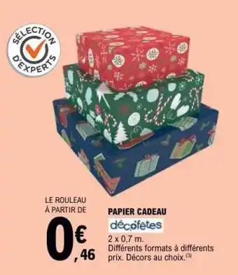 E.Leclerc Papier Cadeau offre