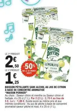 E.Leclerc Maison Perrier Lemonjito offre