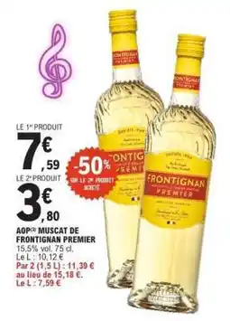 E.Leclerc AOP Muscat de Frontignan Premier offre