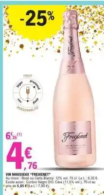 E.Leclerc VIN MOUSSEUX “FREIXENET” offre