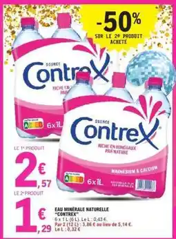E.Leclerc Eau Minérale Naturelle Contrex offre
