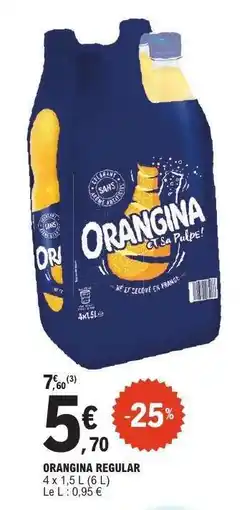 E.Leclerc ORANGINA REGULAR offre