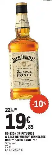 E.Leclerc Jack Daniel's Tennessee Honey offre