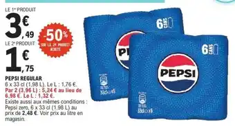 E.Leclerc PEPSI REGULAR offre