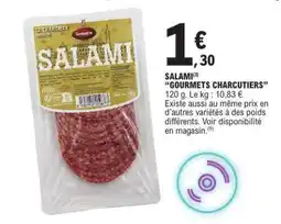 E.Leclerc SALAMI GOURMETS CHARCUTIERS offre