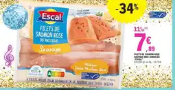 E.Leclerc FILETS DE SAUMON ROSE SAUVAGE MSC SURGELES ESCAL offre