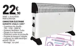 E.Leclerc Convecteur électrique offre