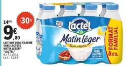E.Leclerc Lait UHT Demi-Écrémé Sans Lactose Matin Léger offre