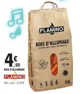 E.Leclerc FLAMINO BOIS D'ALLUMAGE offre