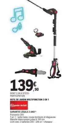 E.Leclerc OUTIL DE JARDIN MULTIFONCTION 3 EN 1 offre