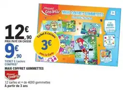 E.Leclerc MAXI COFFRET GOMMETTES offre