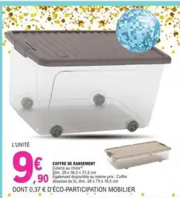 E.Leclerc Coffre de rangement offre