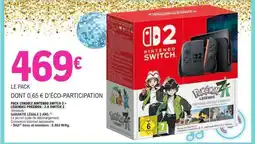 E.Leclerc Pack Console Nintendo Switch 2 + Légendes Pokémon: 2 A Switch 2 offre