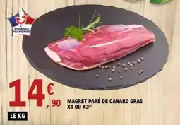 E.Leclerc MAGRET PARÉ DE CANARD GRAS X1 OU X3 offre