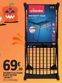 E.Leclerc SÉCHOIR FLEX VILEDA BLACK EDITION “INFINITY” offre