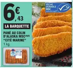E.Leclerc PANÉ AU COLIN D’ALASKA MSC offre