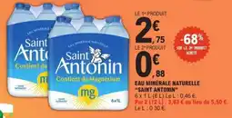 E.Leclerc Eau Minérale Naturelle Saint Antonin offre
