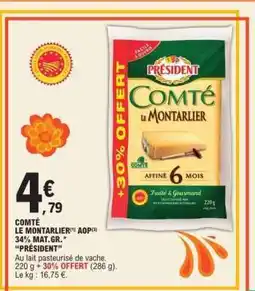 E.Leclerc COMTÉ LE MONTARLIER offre