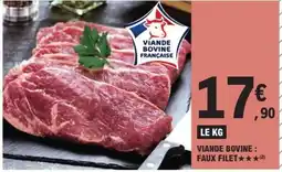 E.Leclerc Viande Bovine : Faux-Filet offre