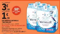 E.Leclerc Eau Minérale Naturelle Wattwiller offre