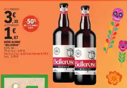 E.Leclerc Bière Blonde Bellerose offre