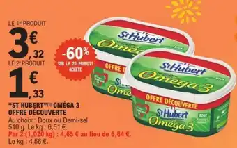 E.Leclerc ST HUBERT Oméga 3 Offre Découverte offre