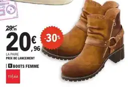 E.Leclerc 9 BOOTS FEMME offre