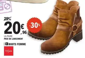 E.Leclerc 9 BOOTS FEMME offre