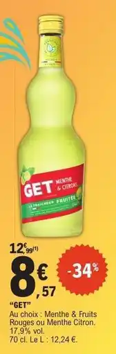 E.Leclerc GET Menthe & Citrons offre